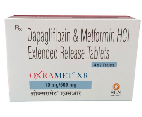 옥스라메트 XR 10/500mg ( 다파글리플로진 + 메트포르민 Dapagliflozin 10mg + Metformin 500mg )