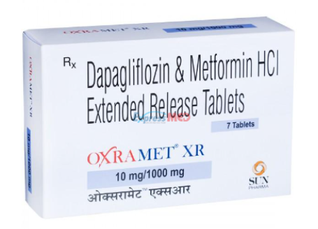 옥스라메트 XR 10/1000mg ( 다파글리플로진 + 메트포르민 Dapagliflozin 10mg + Metformin 1000mg )