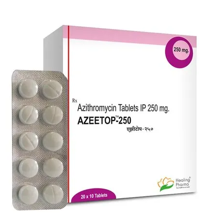 아지탑 (아지트로마이신 Azithromycin 250mg)