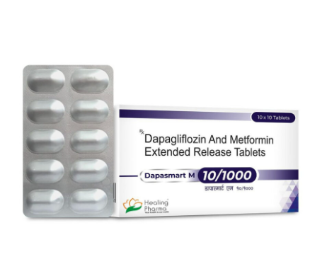 다파스마트 M 10/1000( Dapagliflozin 10mg + Metformin 1000mg )