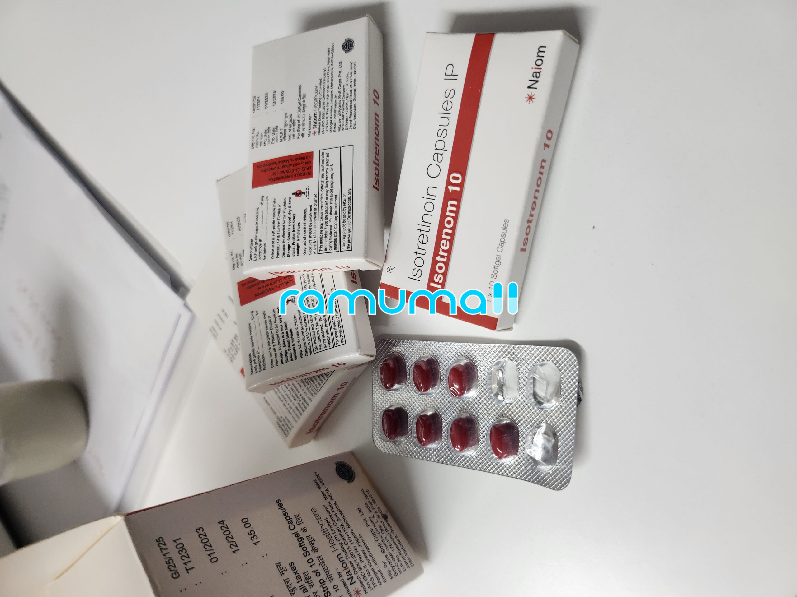 이소티논 이소트레놈10mg 직구 후기