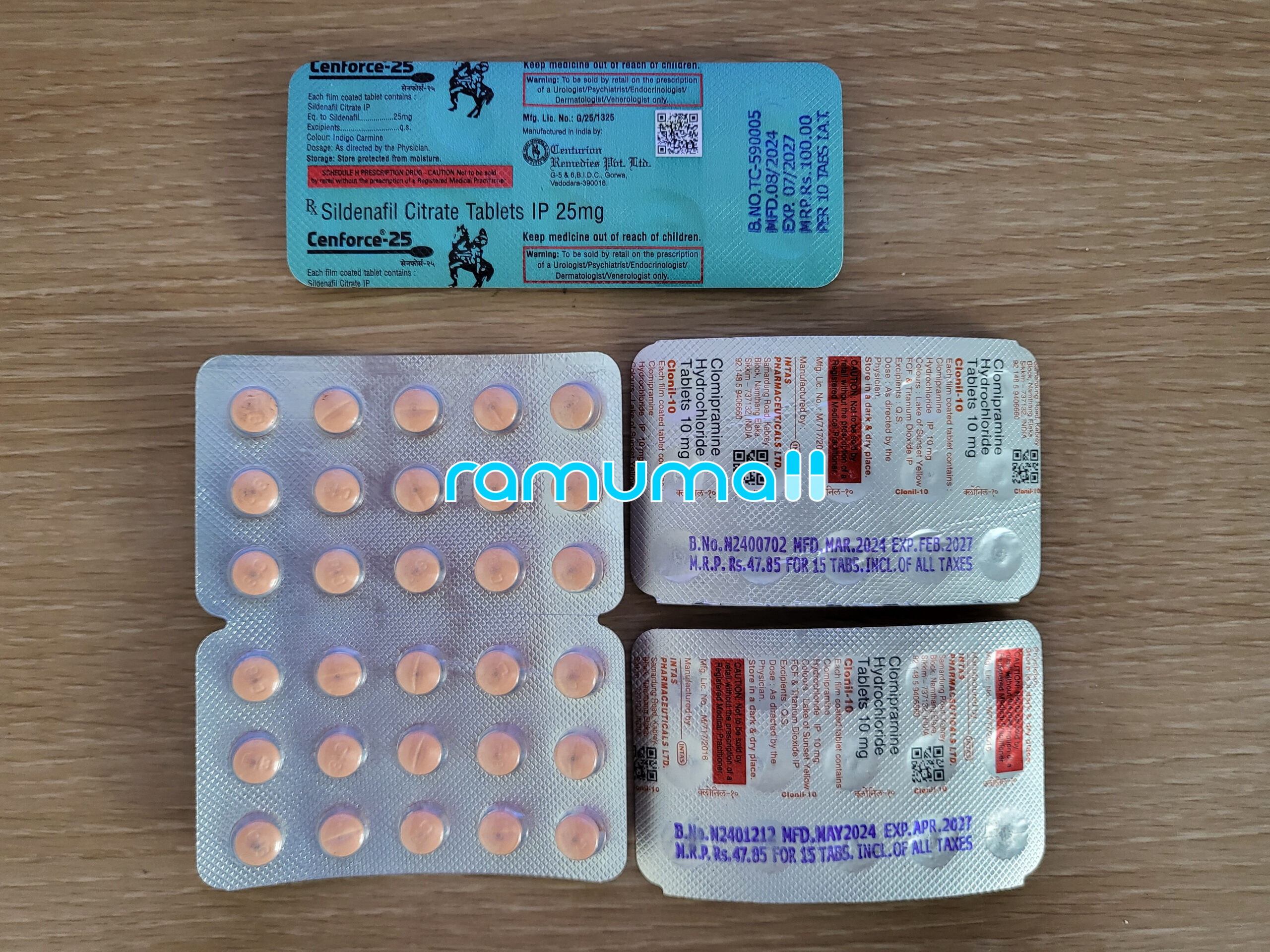 네노마정 클로닐 10mg (클로미프라민 Clomipramine) 직구 후기