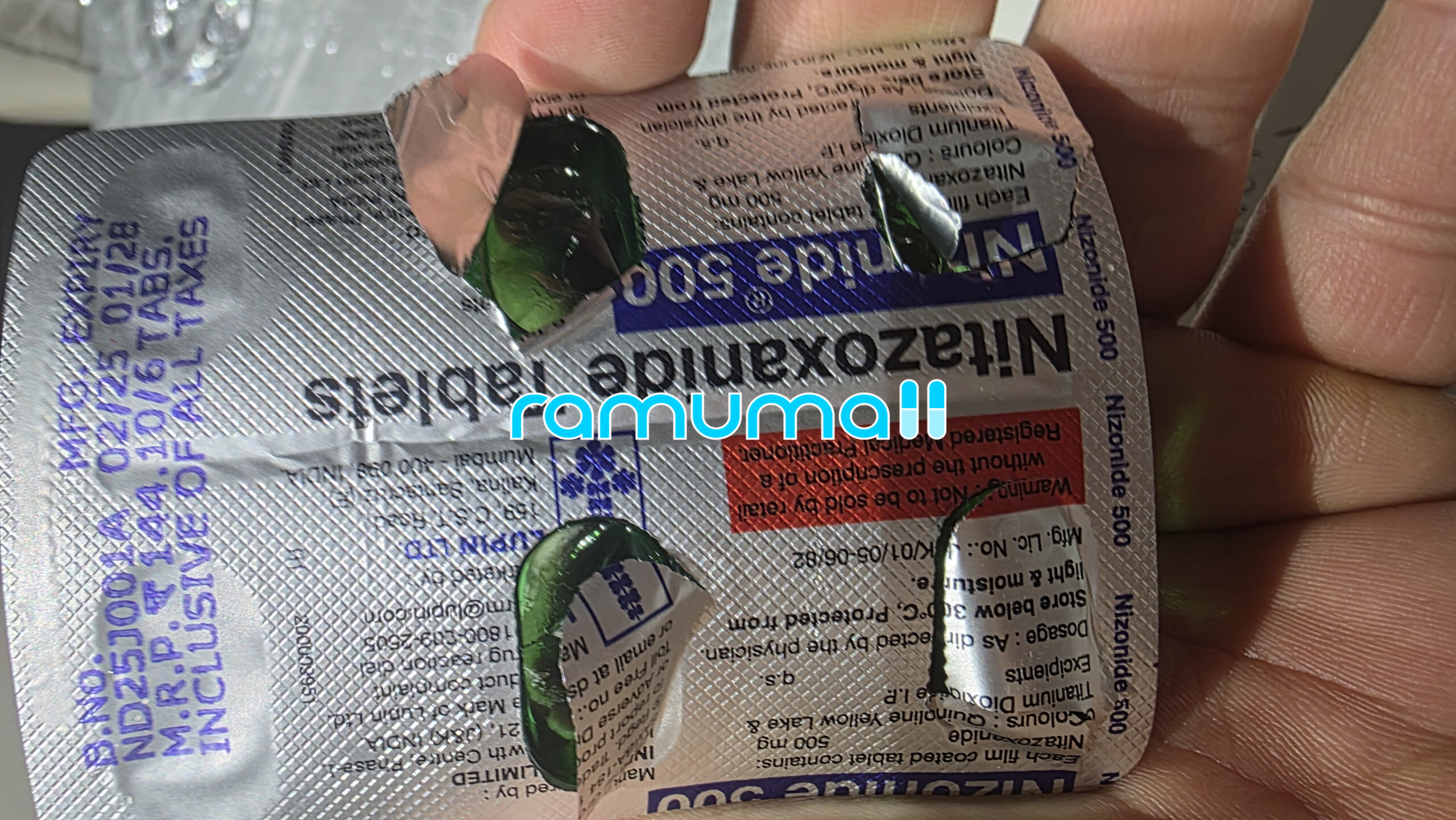니클로사마이드 500MG 직구 후기