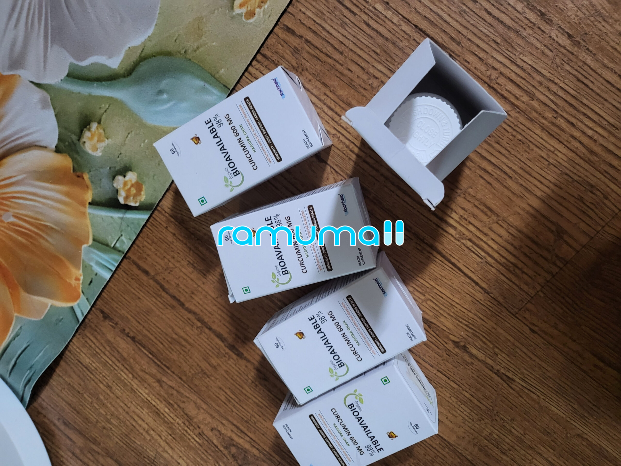 커큐민 캡슐 Haridra 추출물 600mg 카첼라파마 Curcumin 직구 후기